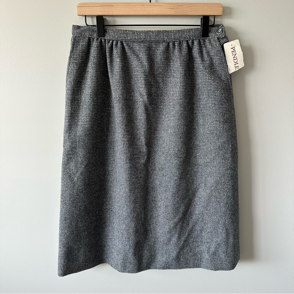 Pendleton Vintage Deadstock NWT 100% Virgin Wool Lined Skirt Women’s Petite 14